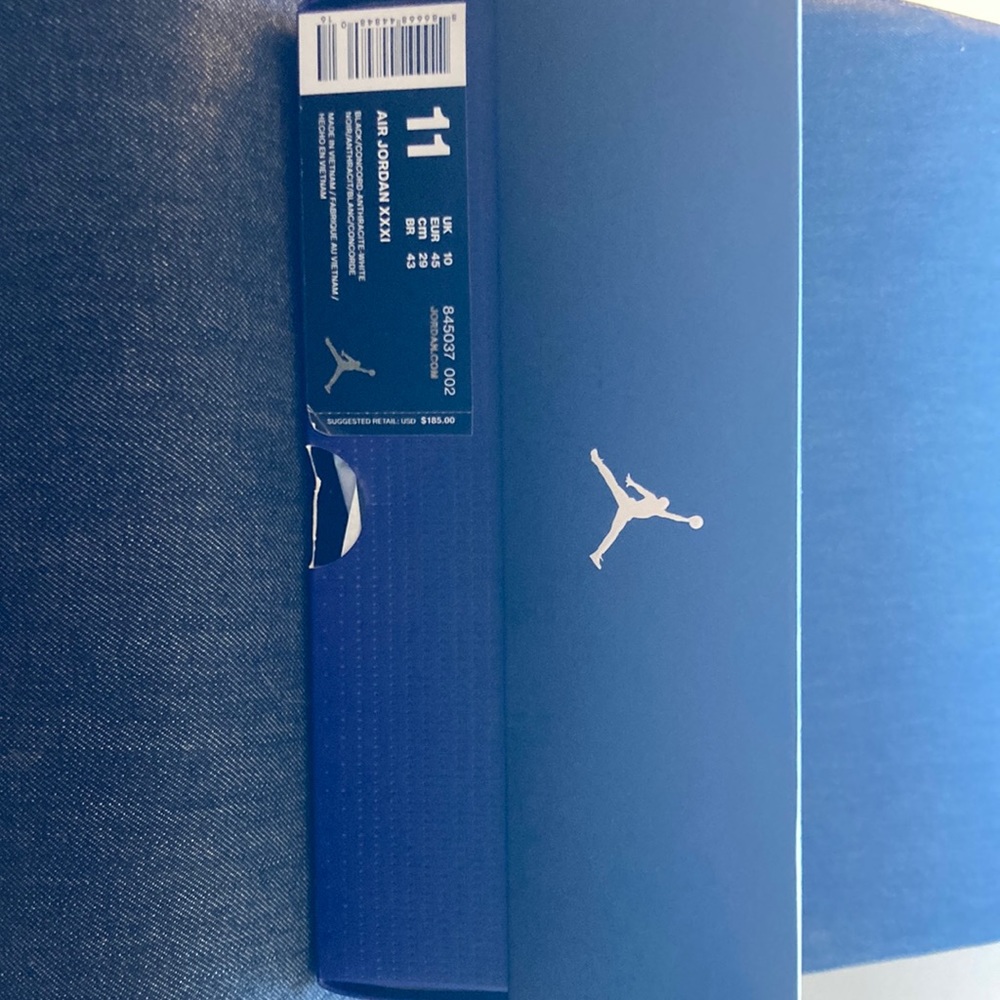 These are OG 2016 Space Jam Air Jordan XXX 1 BlkConcord- Anthracite. Org box.